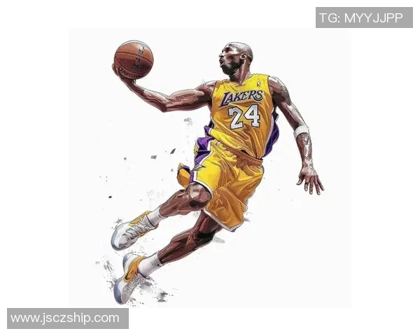 篮球传奇科比的头像艺术作品展现他的精神与风采